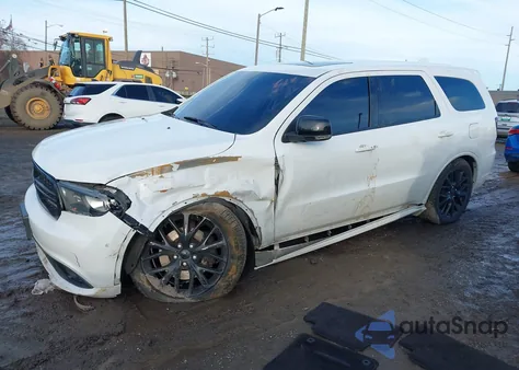 2016 Dodge Durango R/T z USA, uszkodzony, nr VIN 1C4SDJCT3GC363023